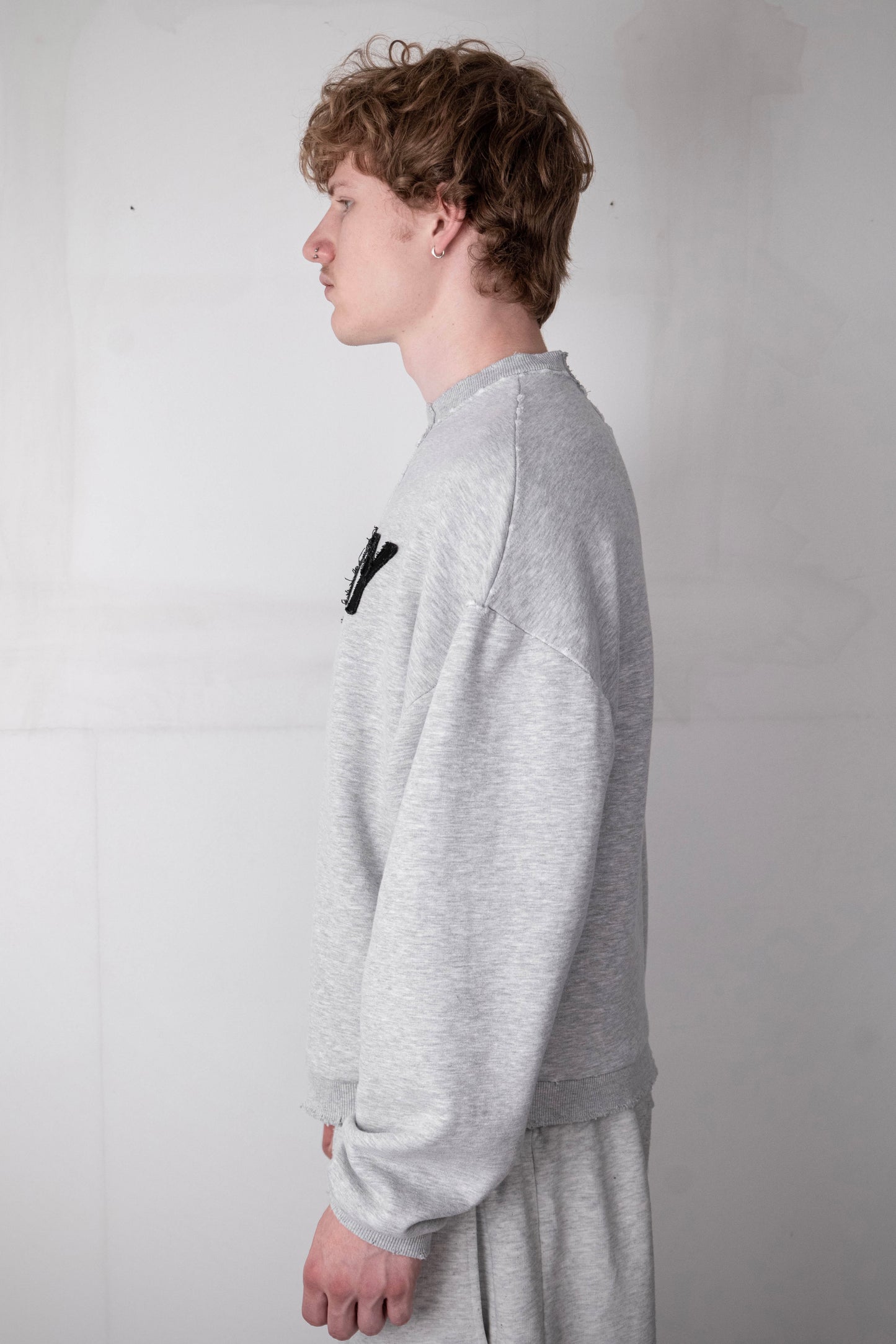 DECONSTRUCTED ARMY SWEATER